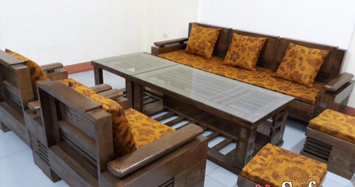 Bộ Sofa gỗ đẹp và sang trọng AmiA SFG018