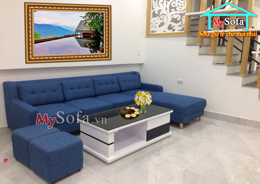 Hình ảnh bộ sofa nỉ đẹp giá rẻ AmiA SFN170