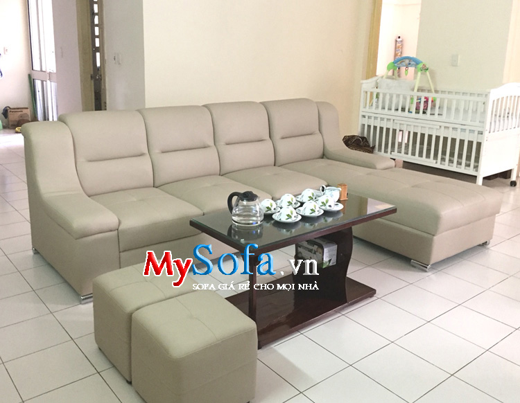 Hình ảnh mẫu sofa đẹp kê phòng khách nhà chung cư