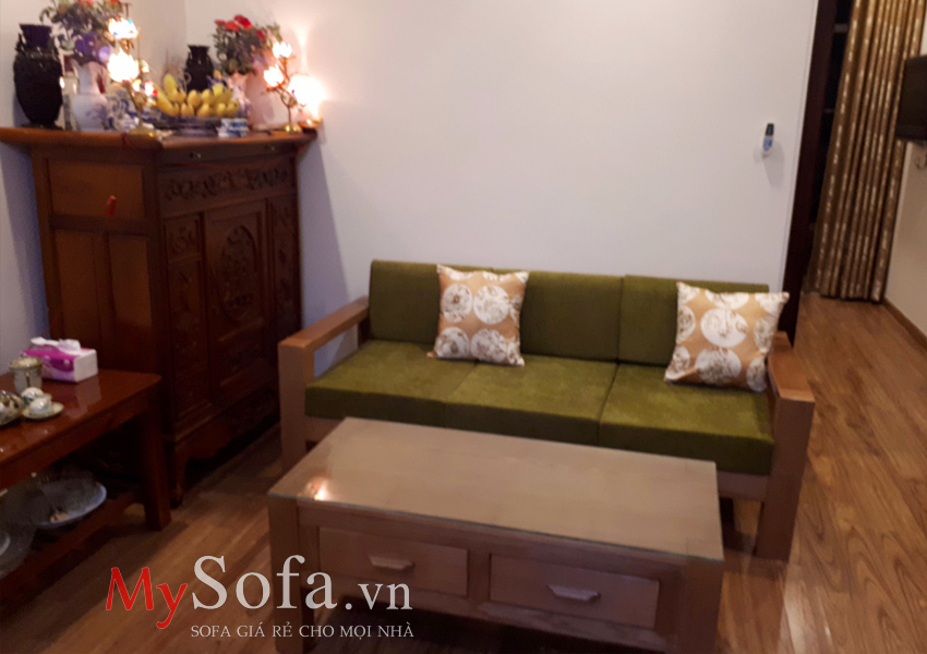 Hình ảnh Sofa văng gỗ AmiA SFG029
