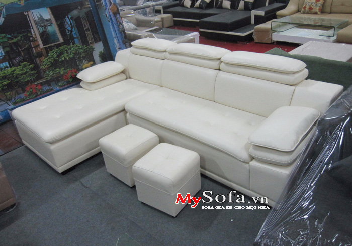 Mẫu ghế Sofa da sang trọng, hiện đại AmiA SFD121