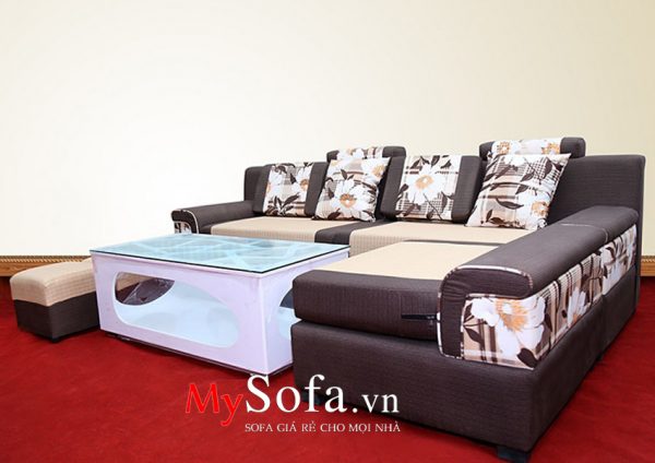 Mẫu ghế Sofa nỉ dạng góc hiện đại AmiA SFN014 | mySofa.vn