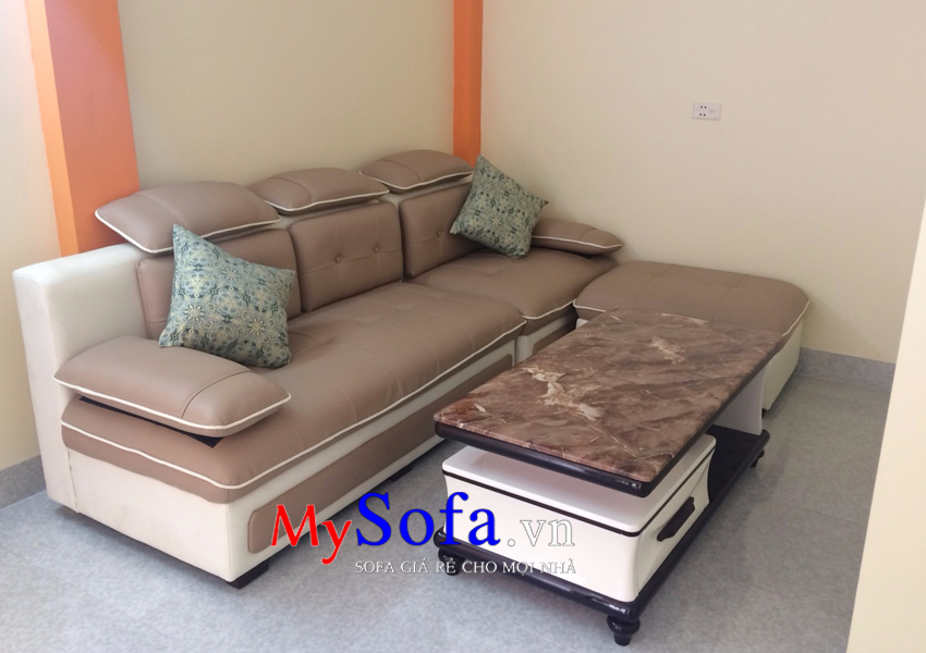 Mẫu Sofa da văng hiện đại, sang trọng AmiA SFV145