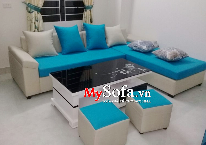 Mẫu Sofa nỉ phòng khách hiện đại AmiA SFN015 | mySofa.vn