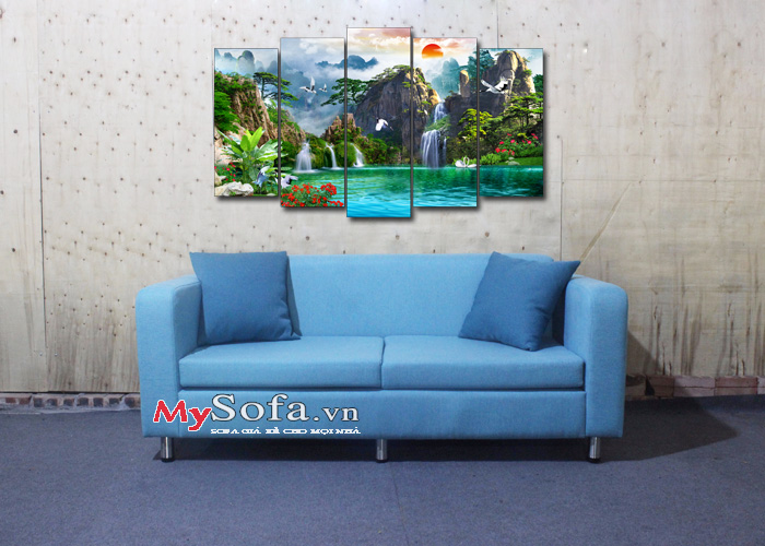 Sofa văng nỉ AmiA SFN187 kích thước nhỏ cho phòng khách
