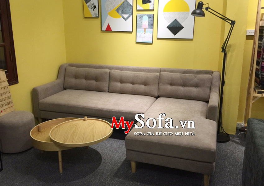 Sofa góc chất liệu nỉ đẹp, sang trọng AmiA SFN170
