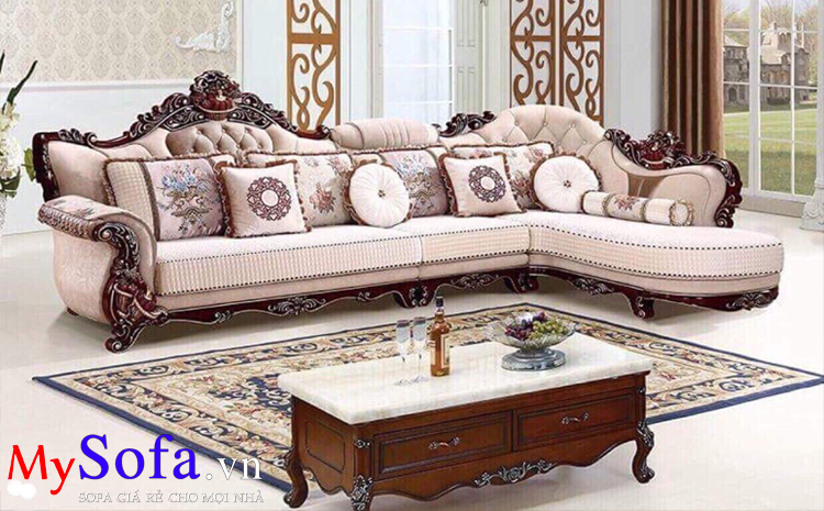 Mẫu Sofa cổ điển cho phòng khách Biệt thự cổ điển