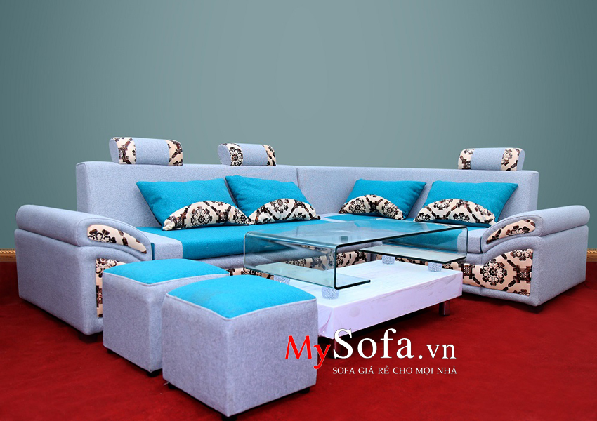 Mẫu Sofa nỉ đẹp cho phòng khách AmiA SFN011 | mySofa.vn