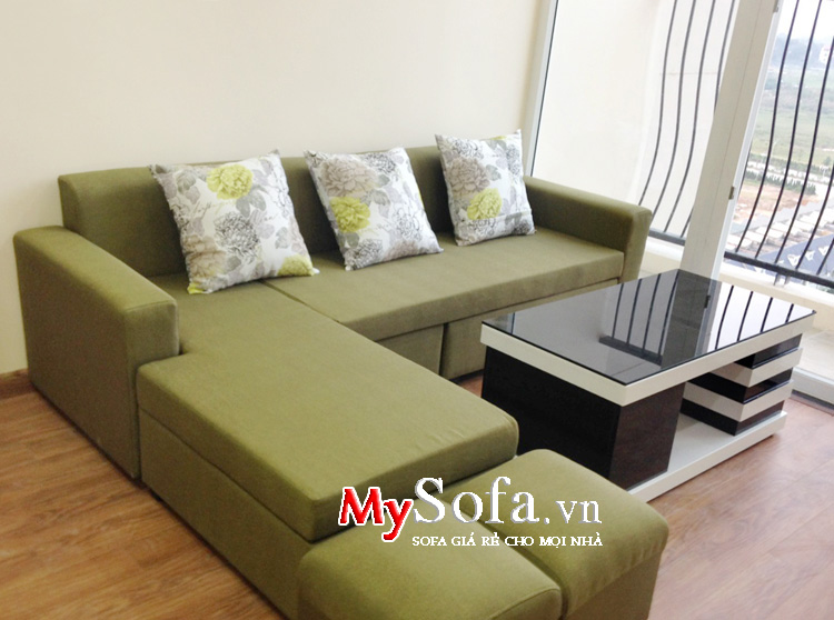 Sofa nỉ vải đẹp giá rẻ dưới 10 triệu đồng, thiết kế dạng góc chữ L