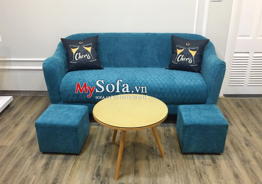 Mẫu ghế Sofa văng nỉ AmiA SFN181 cho phòng nhỏ