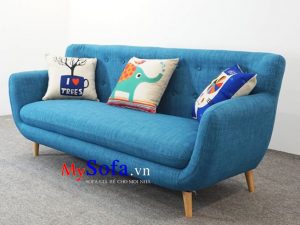 Ghế Sofa nỉ dạng văng mini giá rẻ AmiA SFV116A