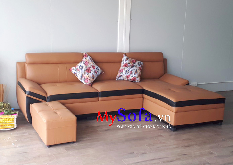 Mẫu ghế Sofa góc chữ L đẹp cho phòng khách AmiA SFD131A