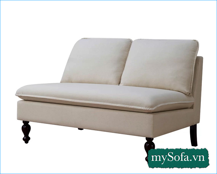 Hình ảnh mẫu ghế sofa văng mầu trắng đẹp MyS-182019