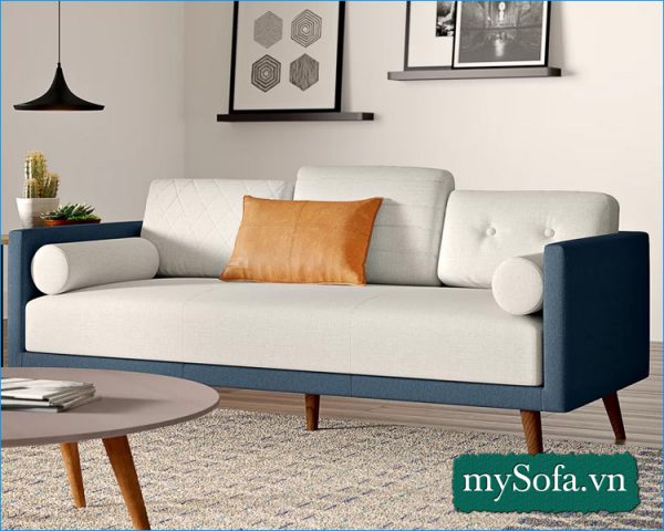 Hình ảnh Sofa nỉ văng nhỏ xinh xắn kiểu hiện đại MyS-18327