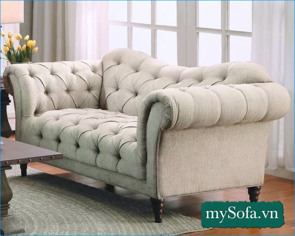 Hình ảnh Sofa văng cho phòng khách nhỏ kiểu tân cổ điển MyS-18323
