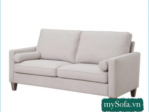 Ghế Sofa nỉ dạng văng mini MyS-18160 màu ghi