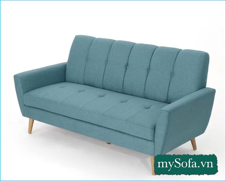 Hình ảnh mẫu ghế sofa văng nỉ đẹp xanh nhạt MyS-18230