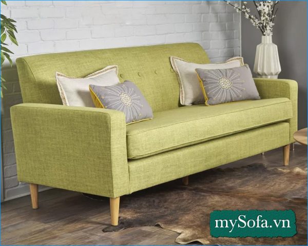 mẫu ghế sofa giá rẻ MyS-19072, chất liệu nỉ