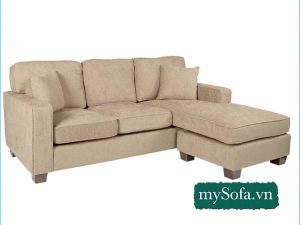 Sofa phòng khách đẹp màu kem sáng MyS-18681