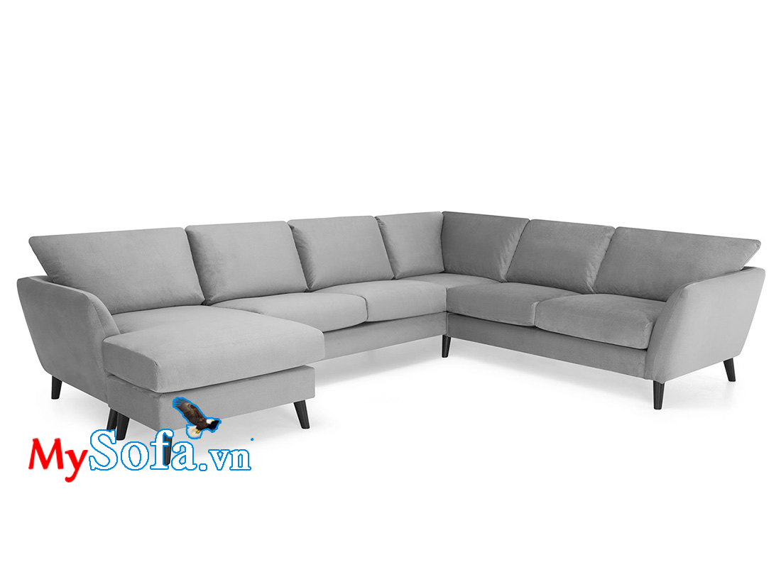 Ghế sofa góc chữ U kích thước rộng