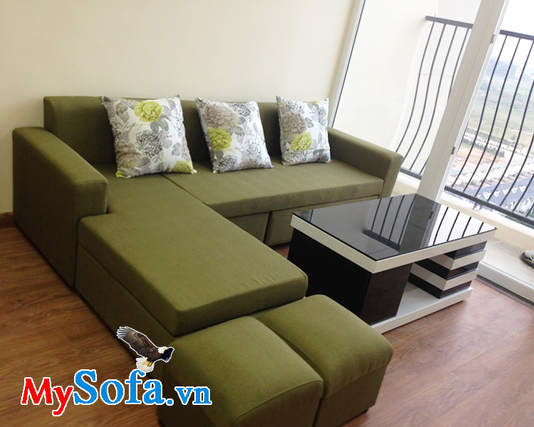 Ghế sofa nỉ đẹp cho phòng khách chung cư