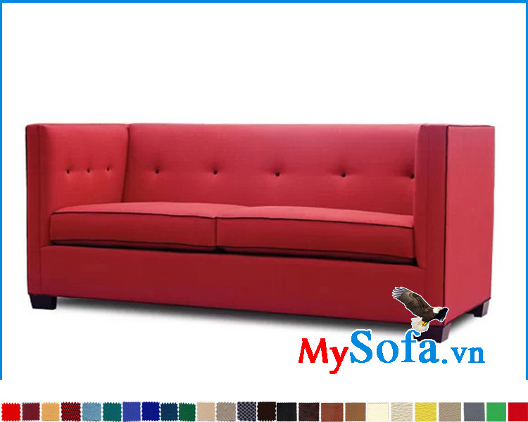 Ghế sofa nỉ màu đỏ đẹp