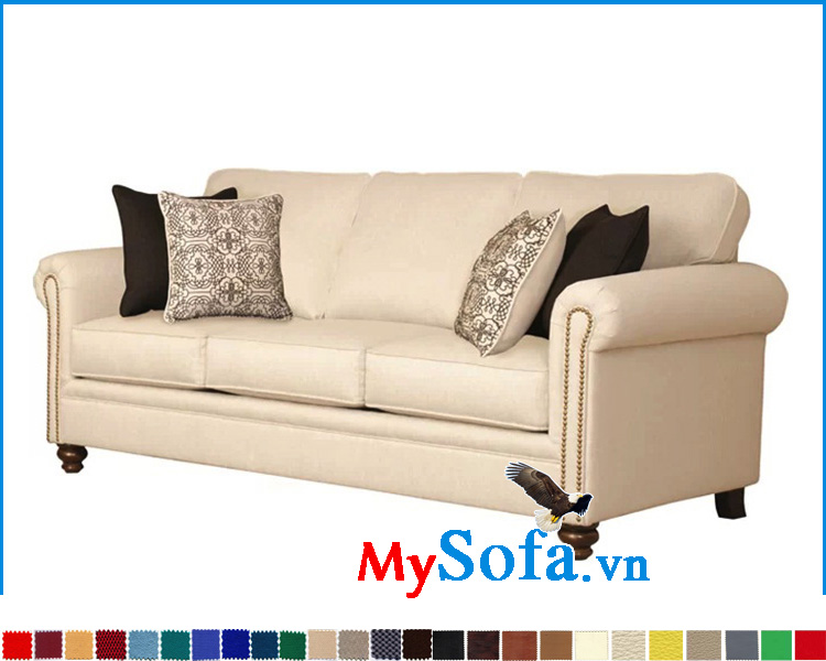 Ghế sofa băng dài bọc nỉ vải đẹp