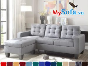 ghế sofa góc chữ L đẹp giá rẻ cho phòng khách hiện đại