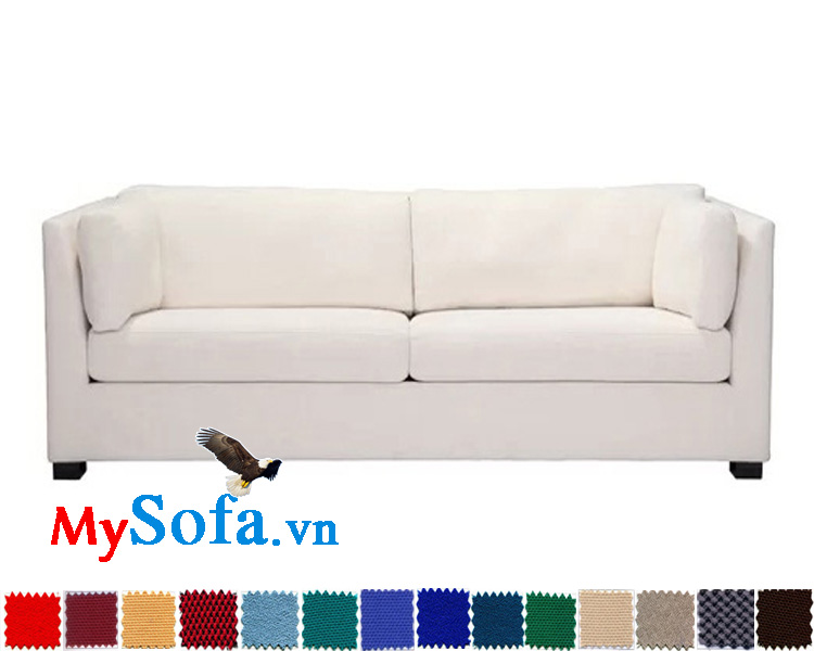 sofa nỉ dạng văng đẹp hiện đại trẻ trung