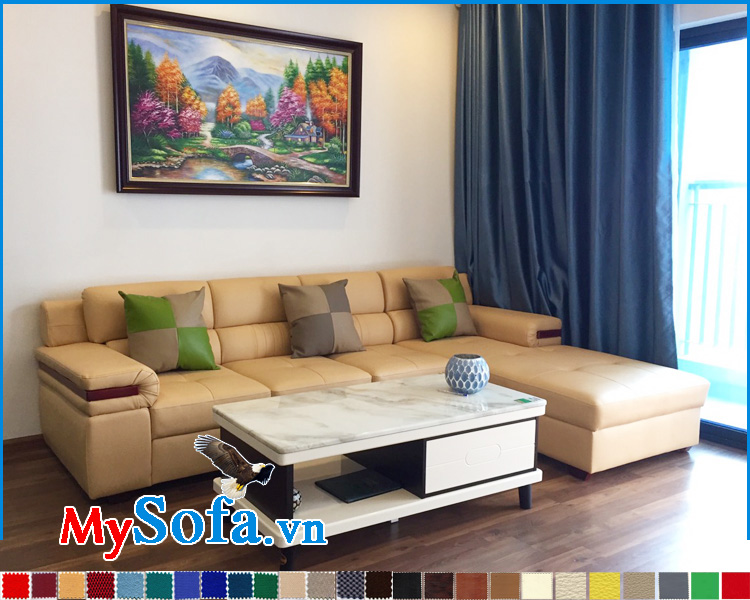 Hình ảnh mẫu sofa góc đẹp cho nhà chung cư