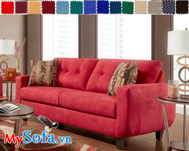 ghế sofa văng đỏ MyS 0619025 mang lại một cái nhìn trẻ trung cho không gian nhà bạn