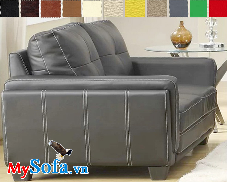 sofa văng chất da đẹp hiện đại