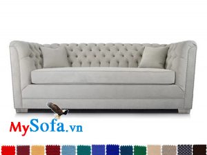 sofa nỉ dạng văng đơn đẹp giá rẻ hiện đại