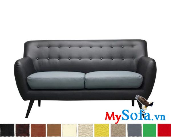 sofa da văng 2 chỗ đẹp thiết kế mới lạ độc đáo