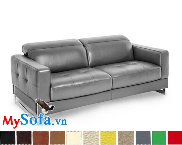 sofa da dạng văng 2 chỗ đẹp hiện đại