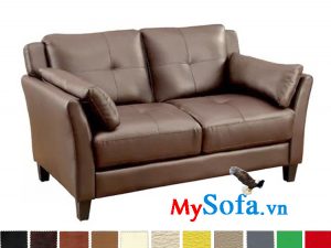 Ghế sofa da dạng văng đẹp loại 2 chỗ hiện đại