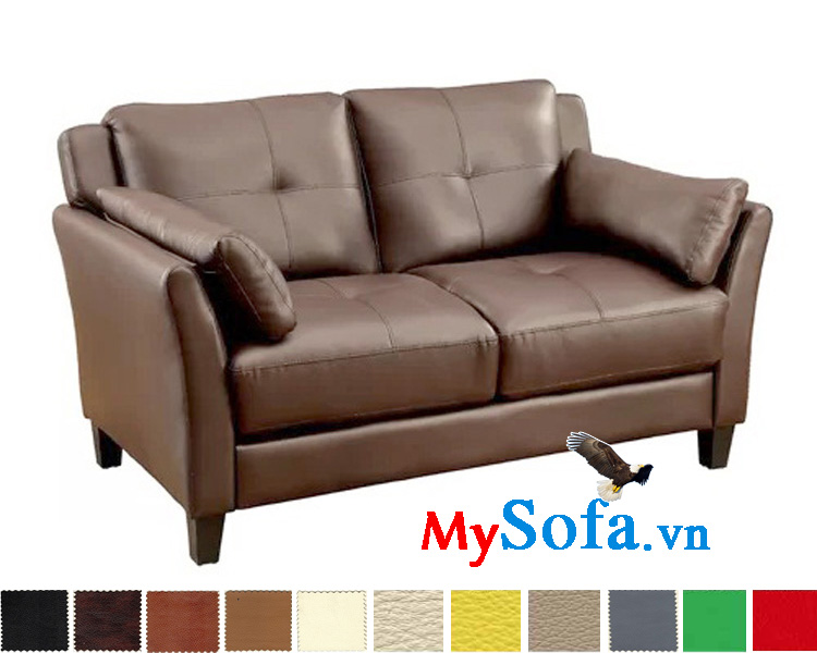 Ghế sofa da dạng văng đẹp loại 2 chỗ hiện đại