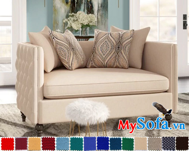 Sofa nỉ văng đẹp giá rẻ cho phòng ngủ thanh lịch