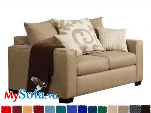 ghế sofa nỉ văng 2 chỗ đẹp giá rẻ hiện đại