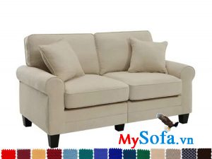 ghế sofa nỉ văng đẹp kiểu tân cổ điển