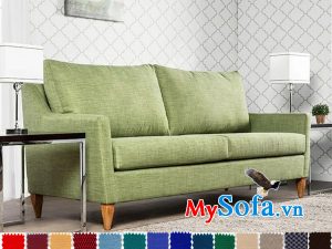 ghế sofa vải nỉ đẹp cho phòng khách nhỏ hiện đại