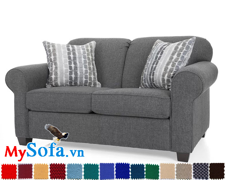 MyS 0619088 thuộc dòng sản phẩm ghế sofa vải nỉ dạng văng có thiết kế nhỏ gọn