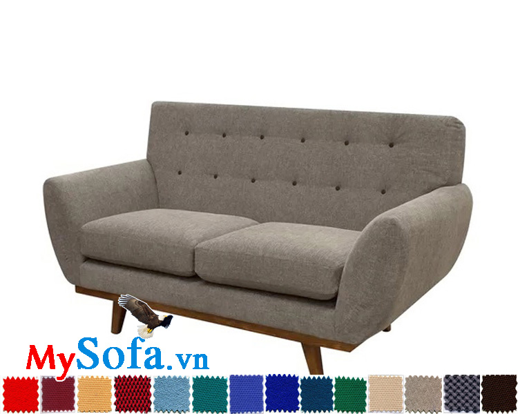 MyS 0619083 làm bằng chất liệu nỉ là dòng sản phẩm sofa văng thiết kế mới lạ trẻ trung