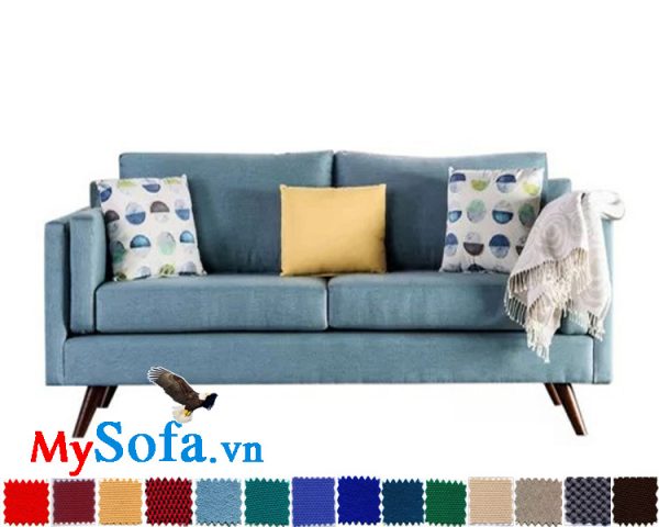 MyS 0619077 là mẫu ghế sofa dạng văng 2 chỗ ngồi có màu sắc tươi sáng, trẻ trung