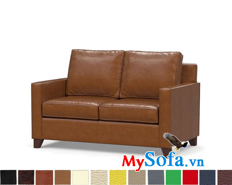 Ghế sofa văng da đẹp cho phòng khách hiện đại