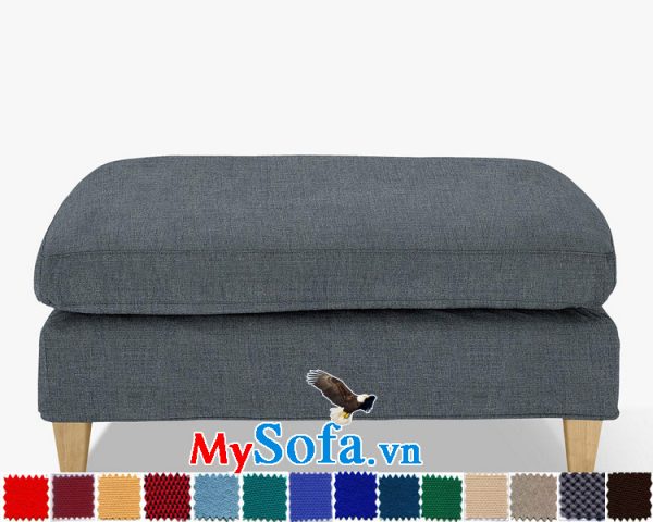 Ghế sofa nỉ dạng đôn cực đẹp và hiện đại