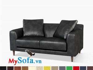 Ghế sofa da dạng văng 2 chỗ sang trọng và hiện đại
