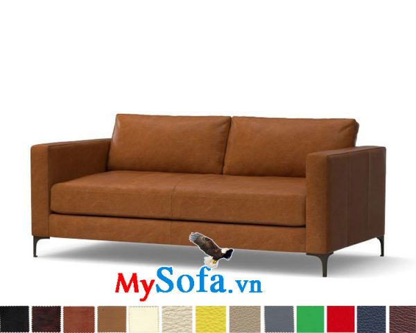 Ghế sofa da dạng văng đẹp cho phòng rộng lớn