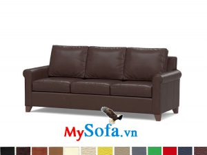 Ghế sofa da văng hiện đại cho phòng khách đẹp