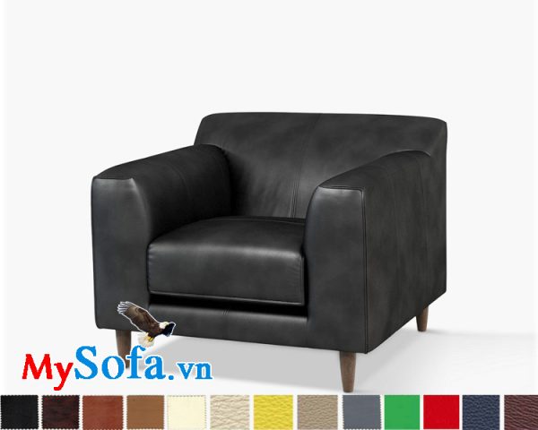 Ghế sofa đơn bọc da hiện đại và sang trọng cho phòng khách